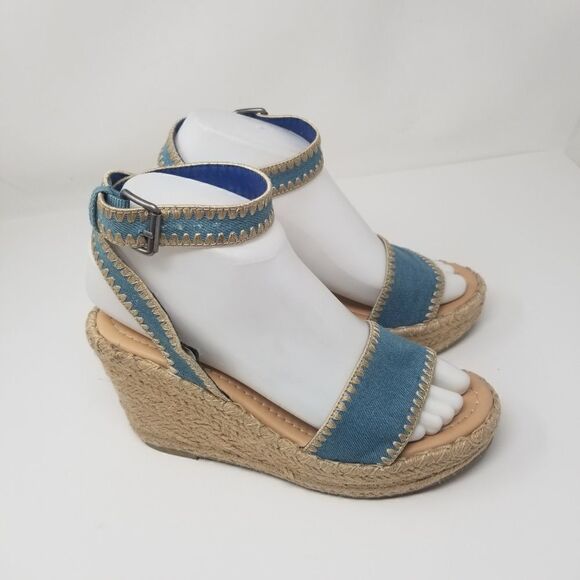COCONUTS BY MATISSE, FRENCHIE ESPADRILLE WEDGES. SIZE 6.5 M. - Picture 7 of 15